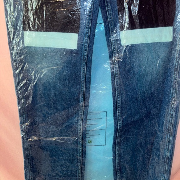 Calvin Klein Straight Leg Jeans - Blue and Black - Picture 3 of 12